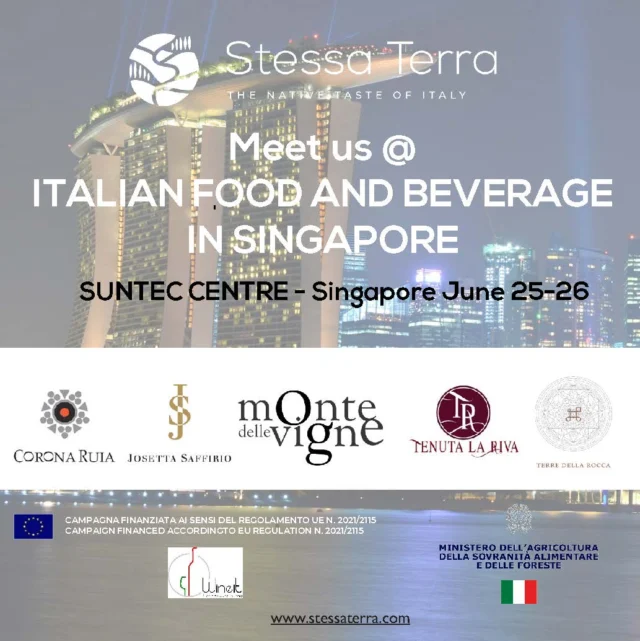 Presenti a presentare i nostri vini in estremo oriente 🤩
𝐈𝐭𝐚𝐥𝐢𝐚𝐧 𝐅𝐨𝐨𝐝 𝐚𝐧𝐝 𝐁𝐞𝐯𝐞𝐫𝐚𝐠𝐞 𝐢𝐧 𝐒𝐢𝐧𝐠𝐚𝐩𝐨𝐫𝐞

con @stessaterra 

Buon vino a tutti, in tutto il mondo!